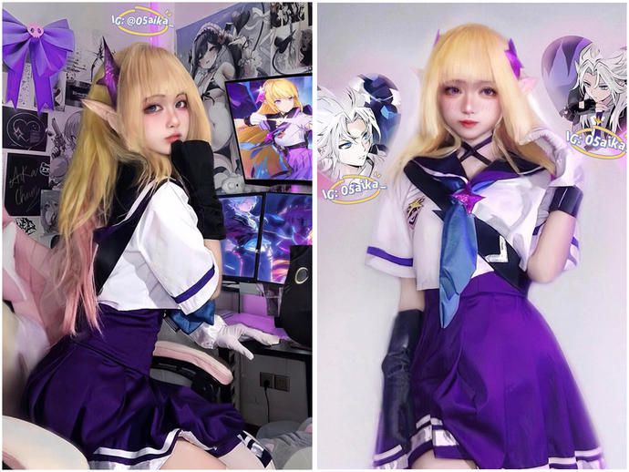 Aika_Chan cos 《传说对决》特尔安娜丝大赏